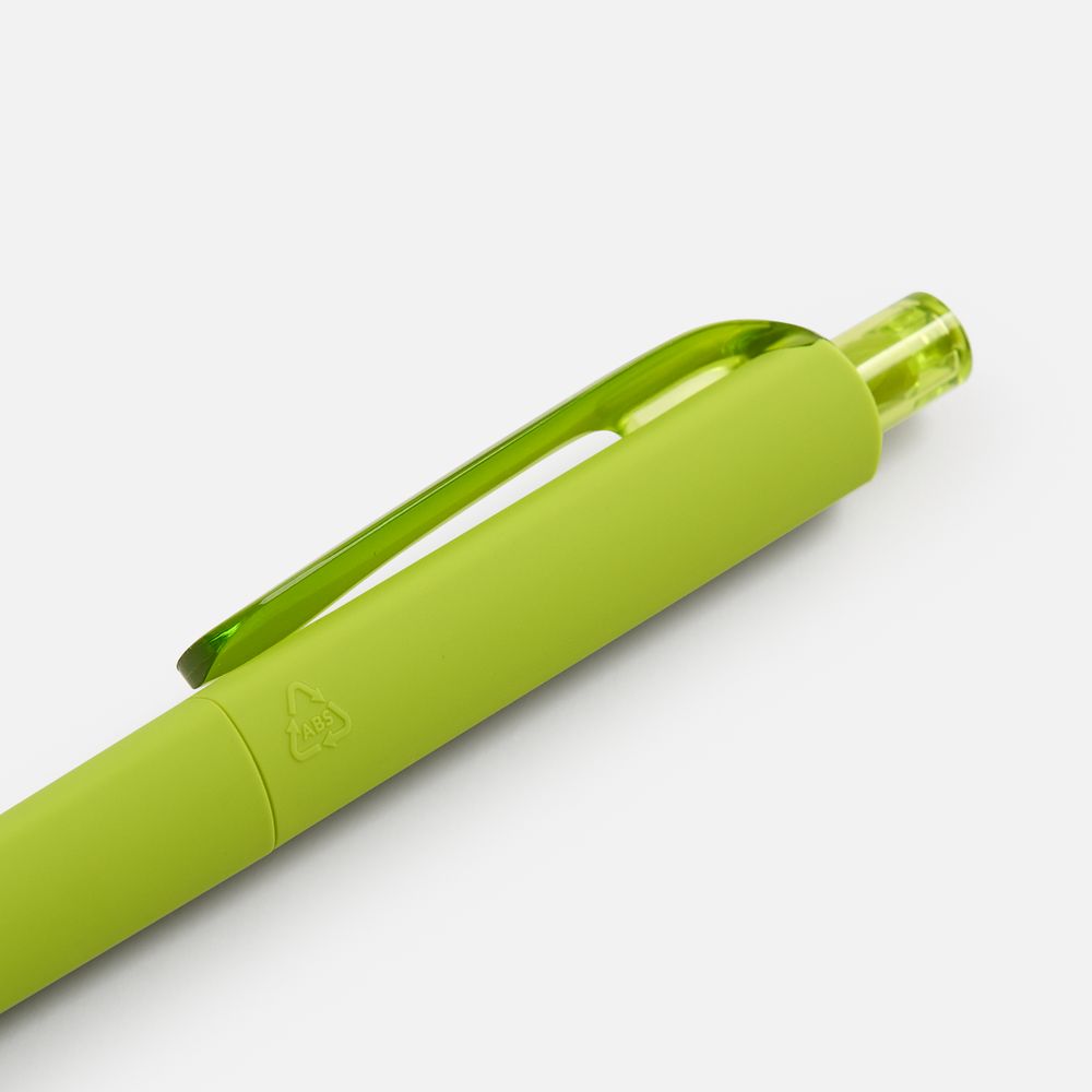 Ручка шариковая Prodir DS8 PRR-T Soft Touch, зеленая — фото 3
