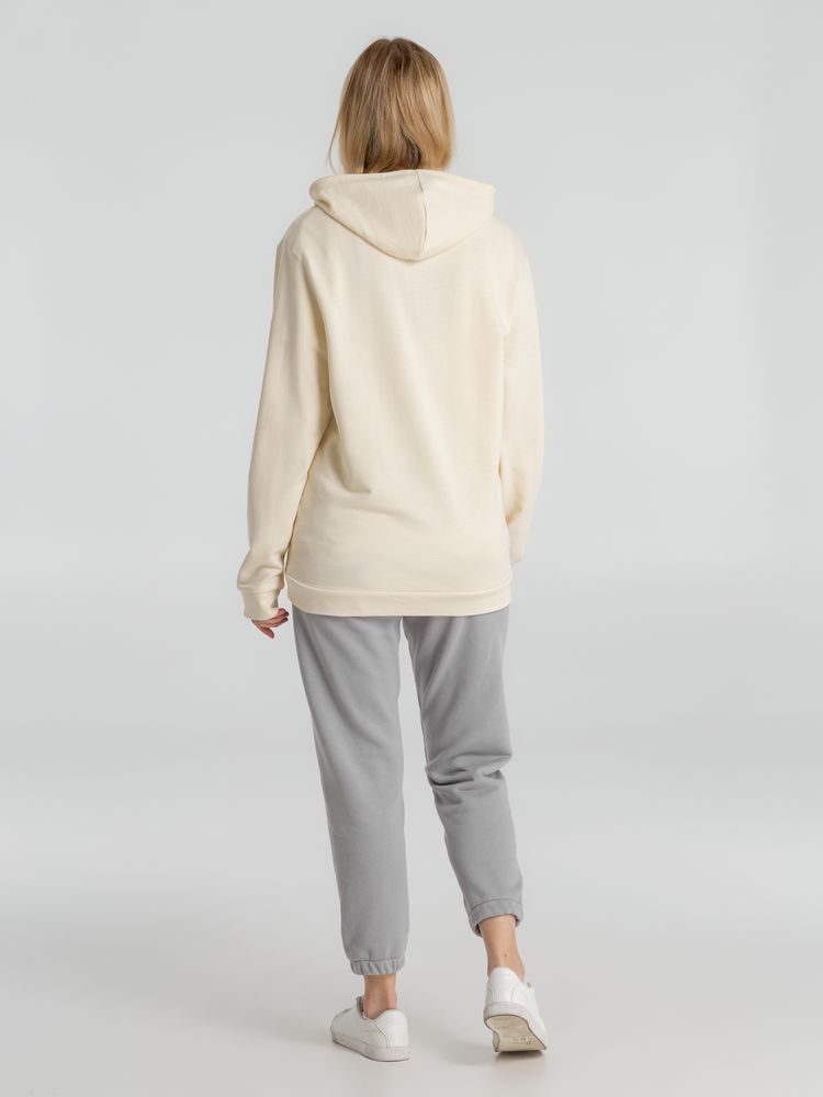 Толстовка с капюшоном унисекс Hoodie, светло-желтая — фото 9