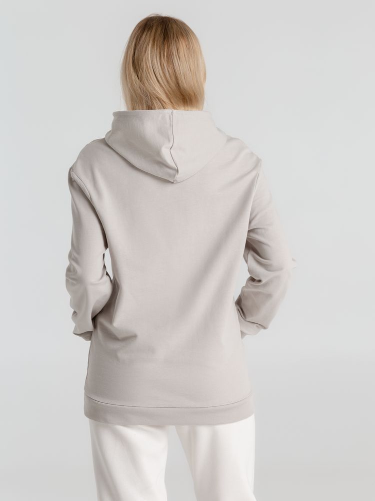 Толстовка с капюшоном унисекс Hoodie, дымчато-серая — фото 5