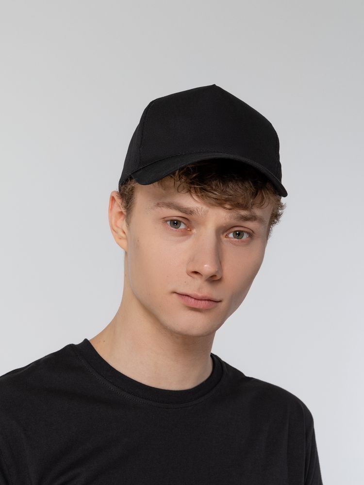 Бейсболка Promo, черная — фото 3