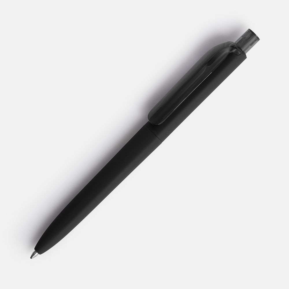 Ручка шариковая Prodir DS8 PRR-T Soft Touch, черная — фото 7