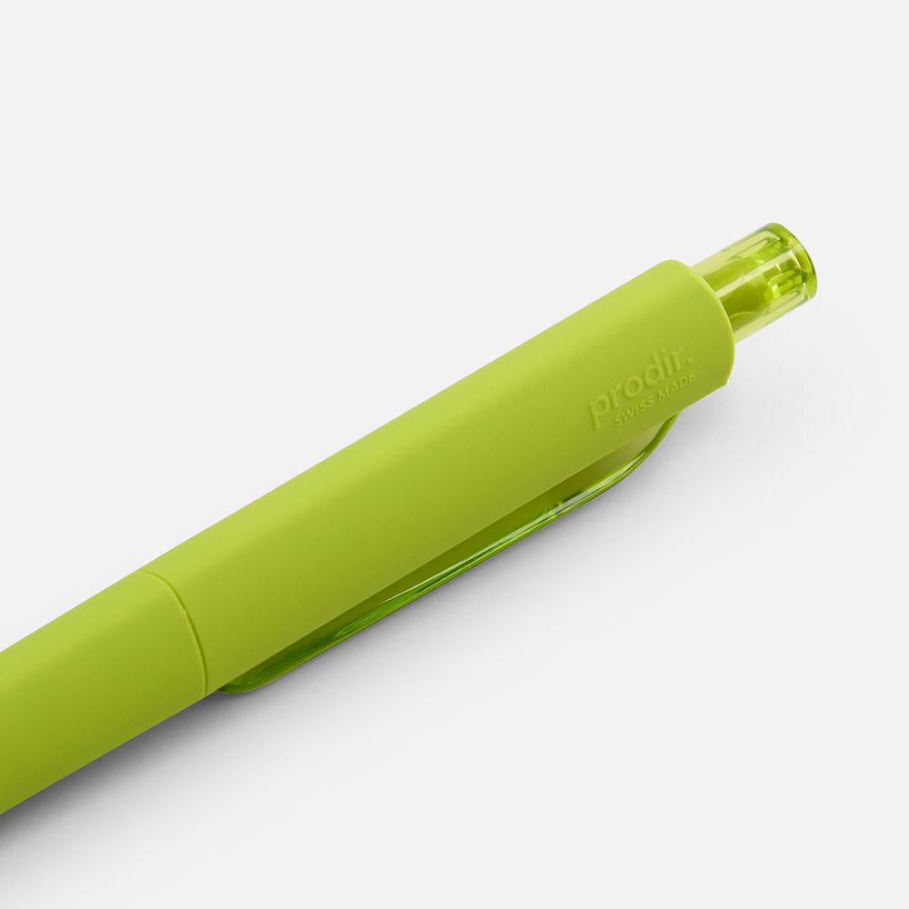 Ручка шариковая Prodir DS8 PRR-T Soft Touch, зеленая — фото 4