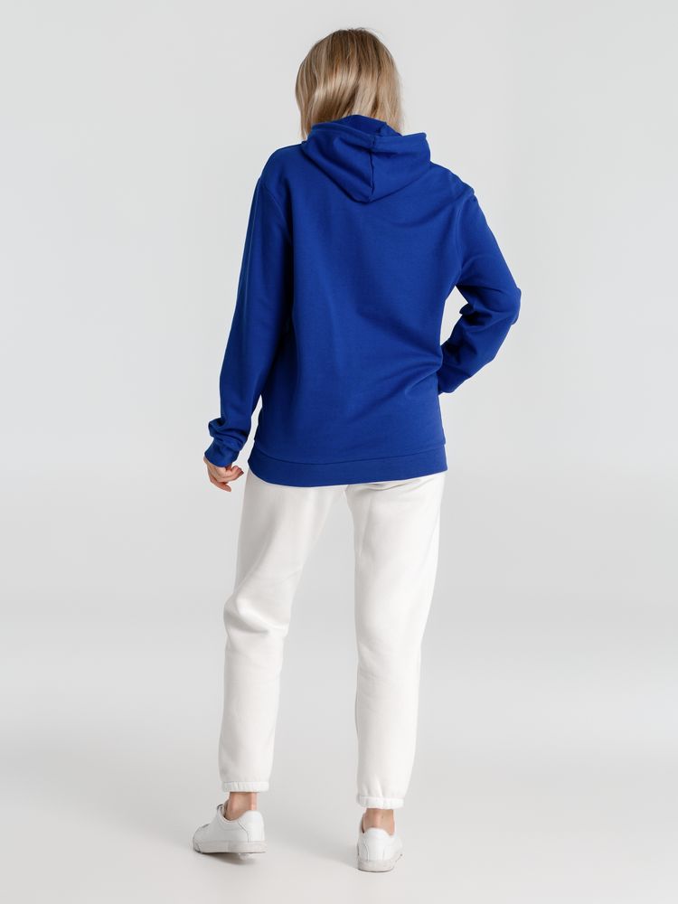 Толстовка с капюшоном унисекс Hoodie, ярко-синяя — фото 5