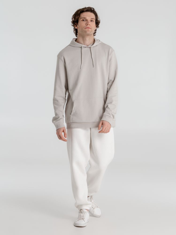 Толстовка с капюшоном унисекс Hoodie, дымчато-серая — фото 7