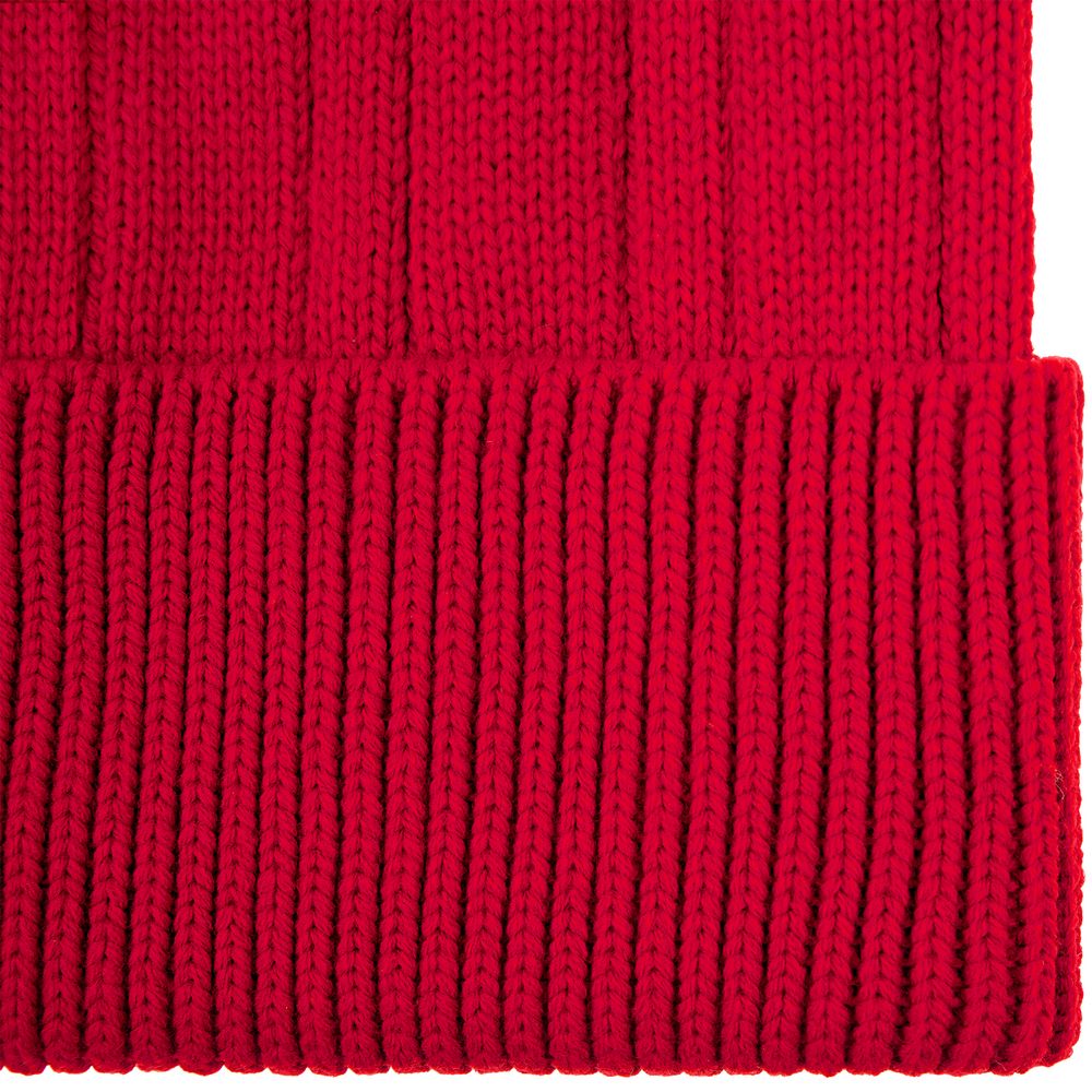 Шапка Knit Beat, красная — фото 2