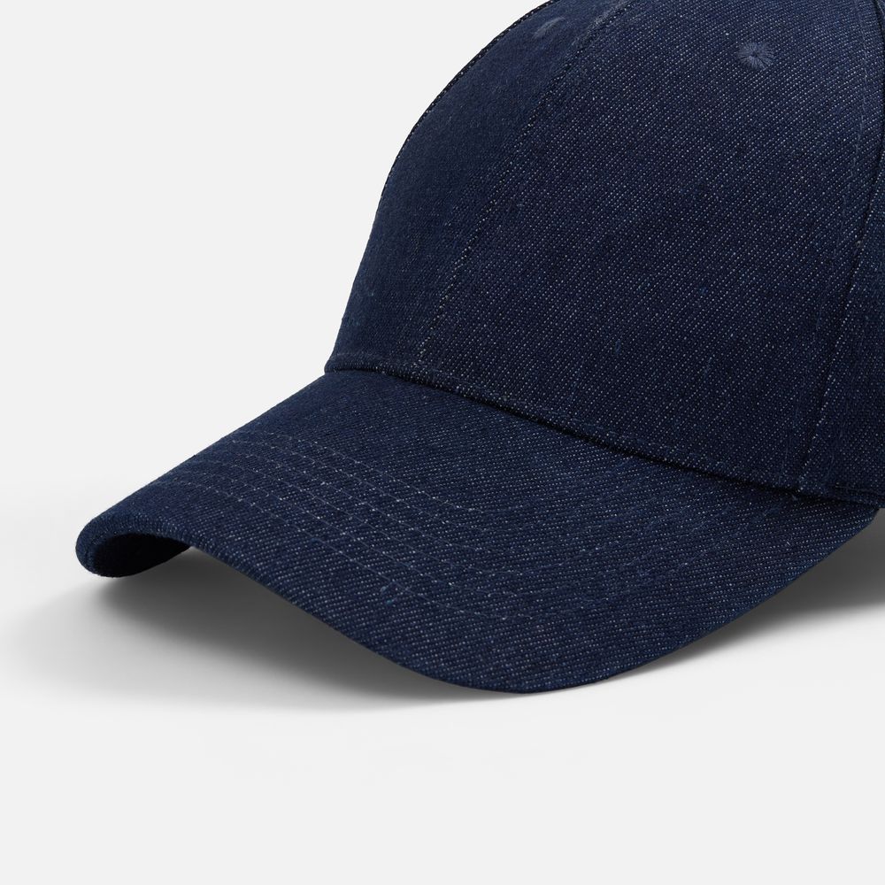 Бейсболка Denimate, темно-синяя — фото 3