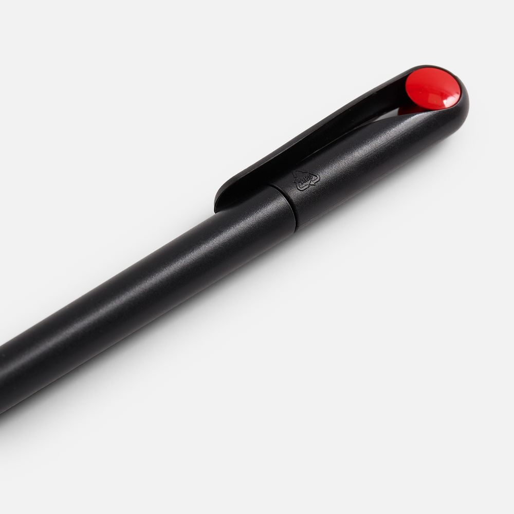 Ручка шариковая Prodir DS1 TMM Dot, черная с красным — фото 3