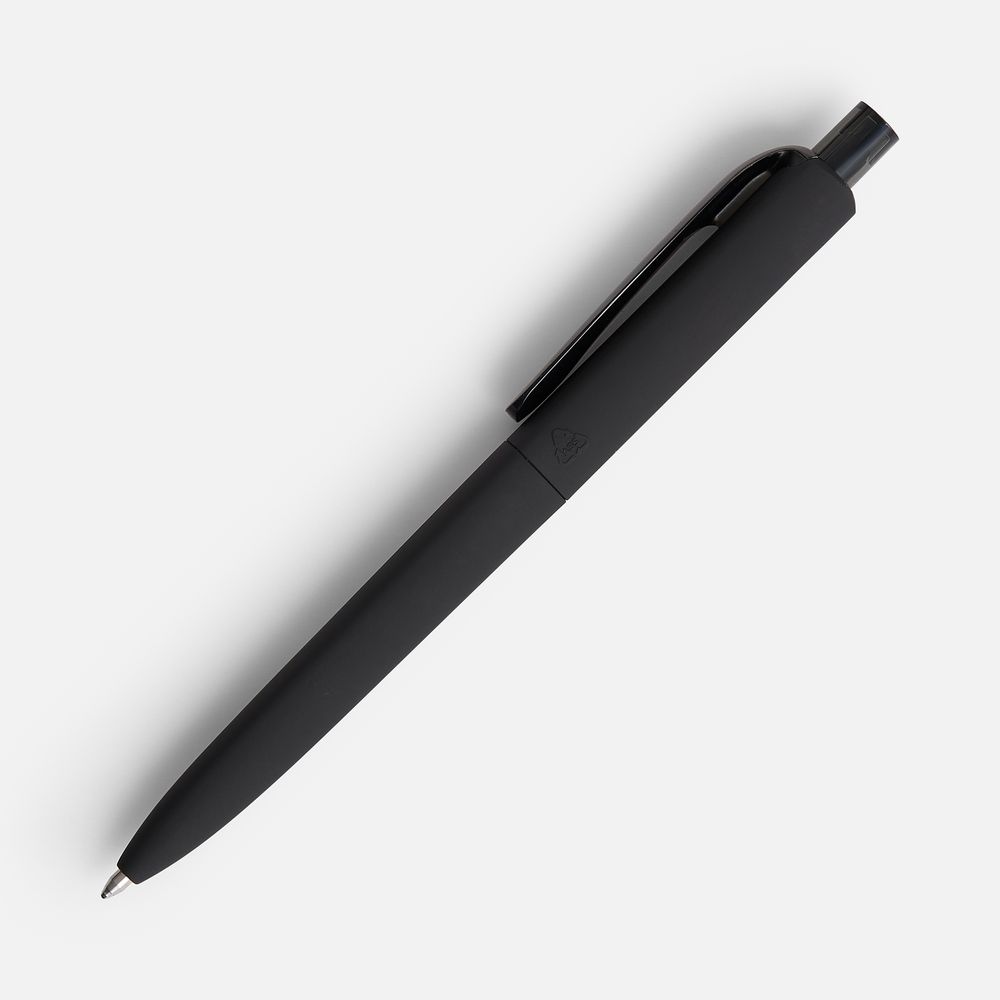 Ручка шариковая Prodir DS8 PRR-T Soft Touch, черная — фото 2
