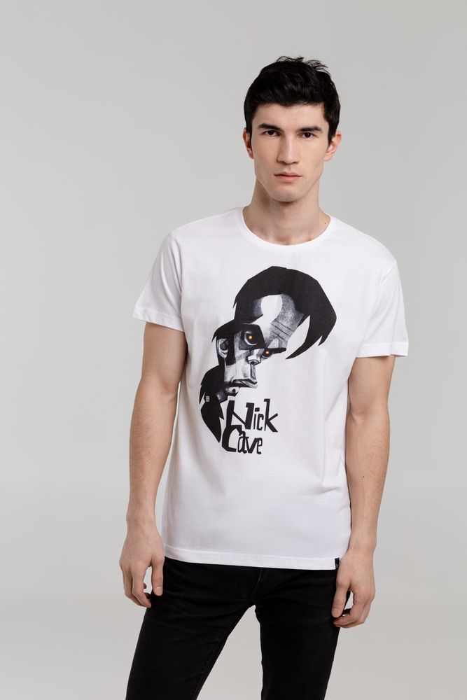 Футболка «Меламед. Nick Cave», белая — фото 10