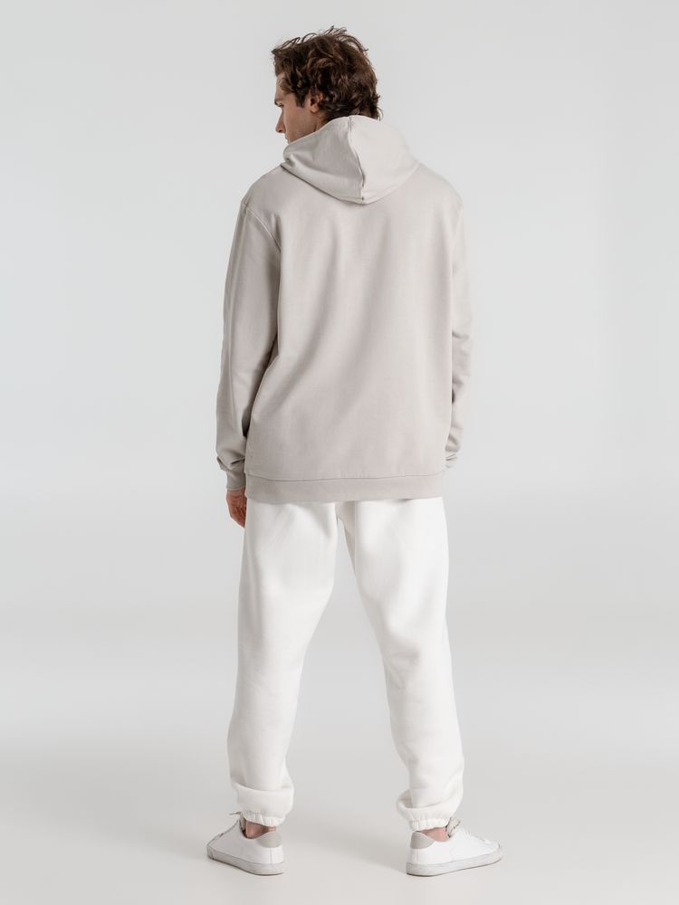 Толстовка с капюшоном унисекс Hoodie, дымчато-серая — фото 9