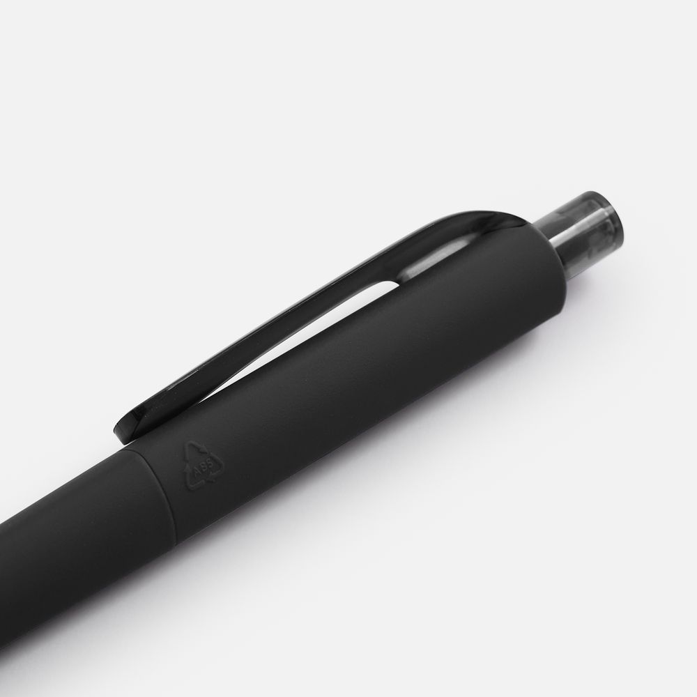 Ручка шариковая Prodir DS8 PRR-T Soft Touch, черная — фото 3