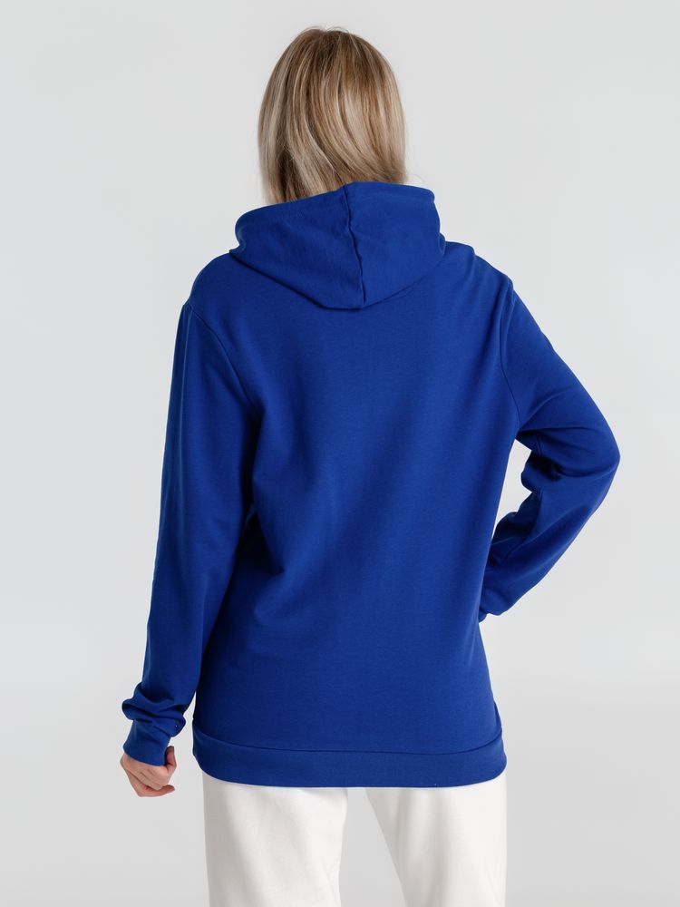 Толстовка с капюшоном унисекс Hoodie, ярко-синяя — фото 7