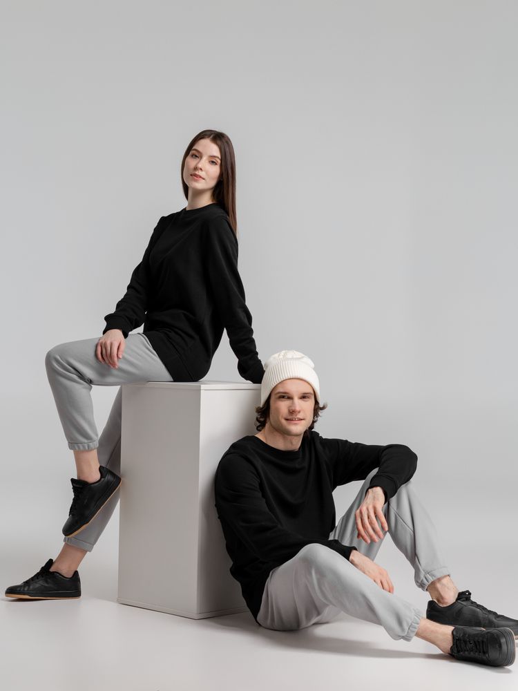 Свитшот унисекс BNC Inspire (Organic), черный — фото 6