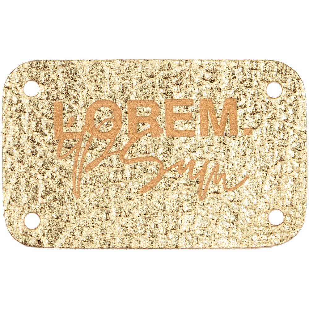 Лейбл Corolla Metal, S, золотой — фото 3