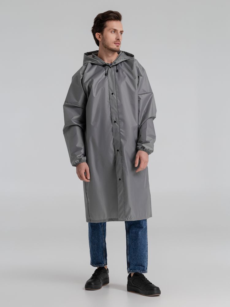 Дождевик со светоотражающими элементами Rainman Blink, серый — фото 1