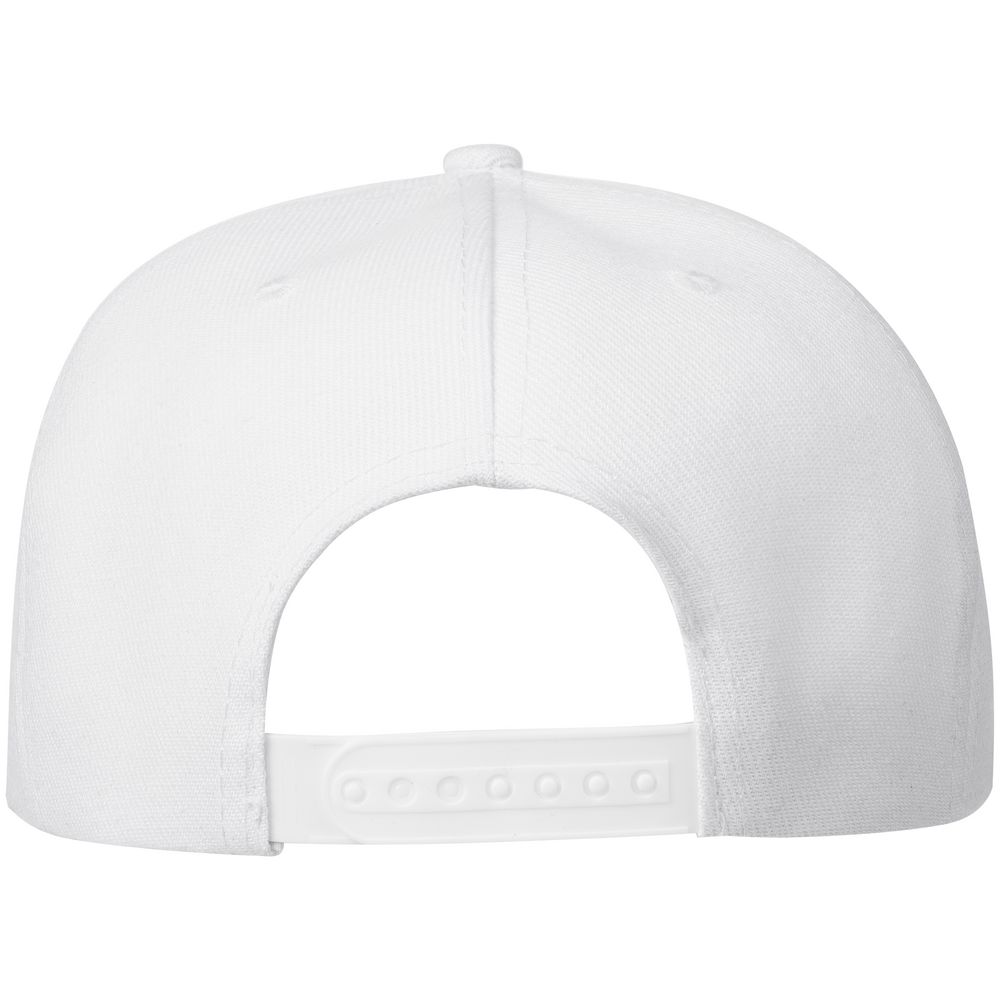 Бейсболка Snapback с прямым козырьком, белая — фото 7