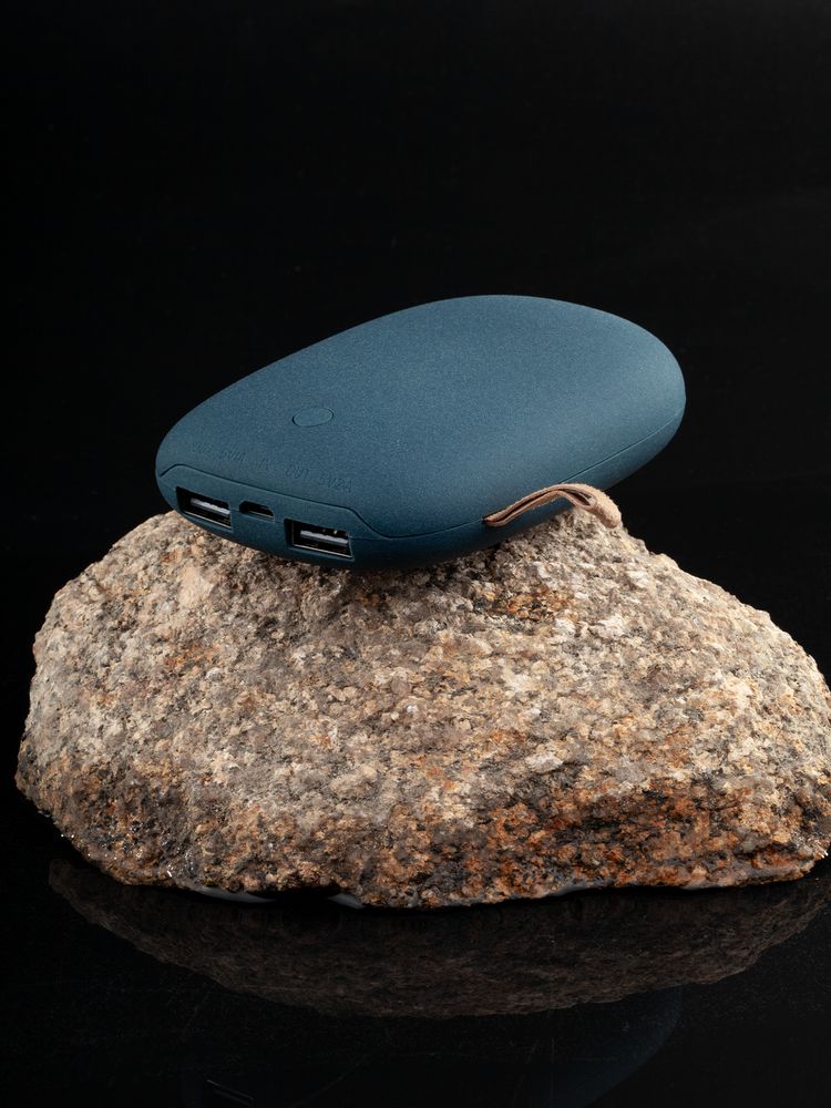 Внешний аккумулятор Pebble 7800 мАч, серо-синий — фото 1