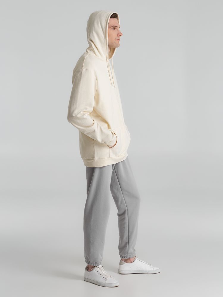 Толстовка с капюшоном унисекс Hoodie, светло-желтая — фото 12