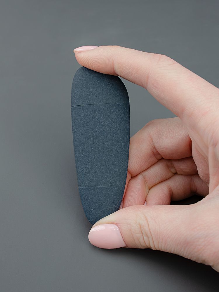Флешка Pebble Universal, USB 3.0, серо-синяя, 32 Гб — фото 7