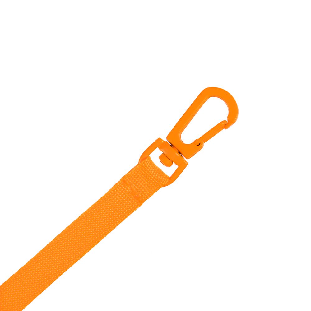 Застежка-карабин Snap Hook, S, оранжевый неон — фото 1