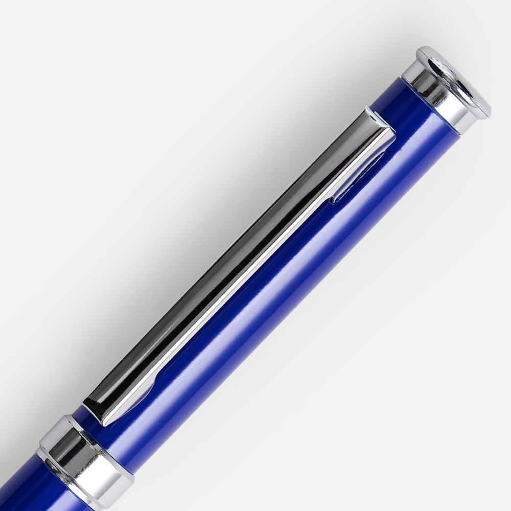 Ручка шариковая Finn Chrome, синяя — фото 2