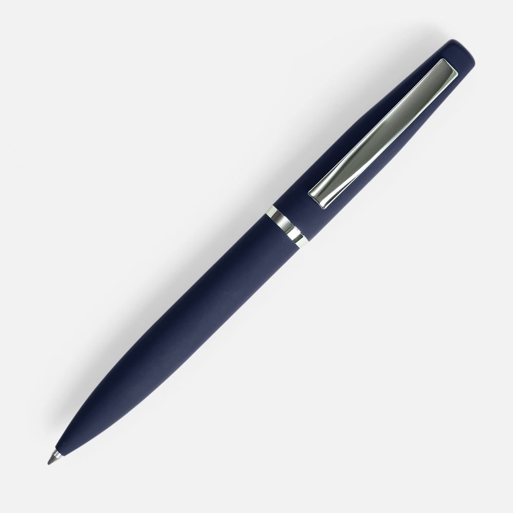Ручка шариковая Bolt Soft Touch, синяя — фото 1
