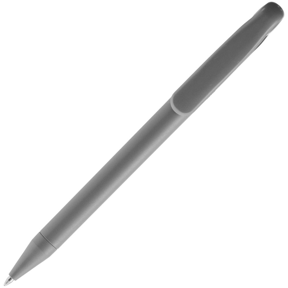 Ручка шариковая Prodir DS1 TMM Dot, серая с черным — фото 4