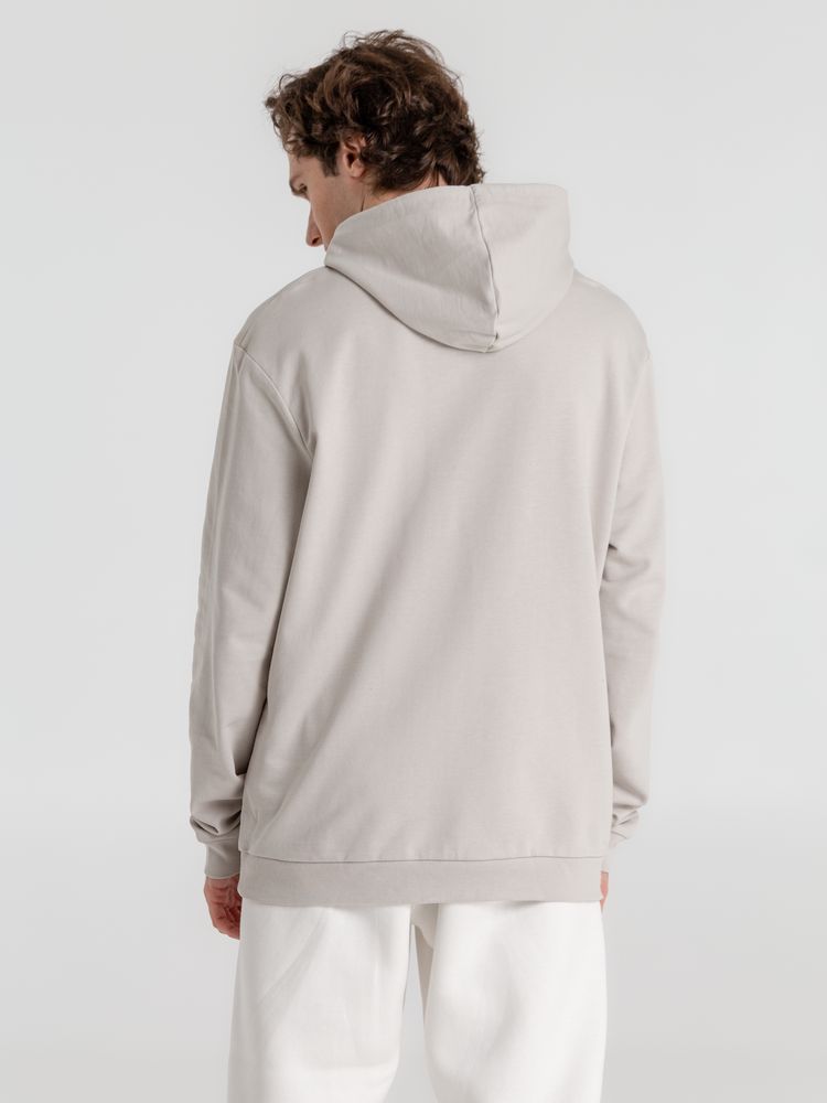 Толстовка с капюшоном унисекс Hoodie, дымчато-серая — фото 11