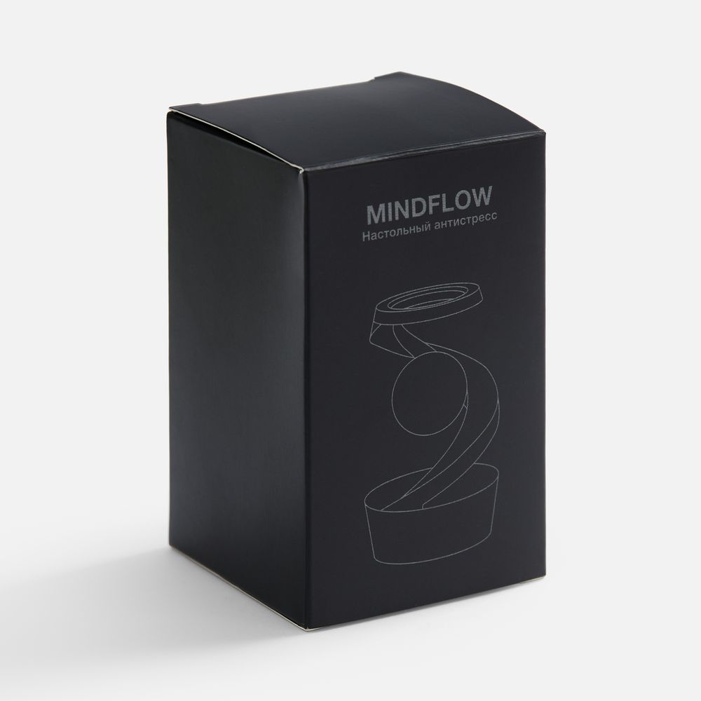 Настольный антистресс Mindflow, черный с серебристым — фото 1