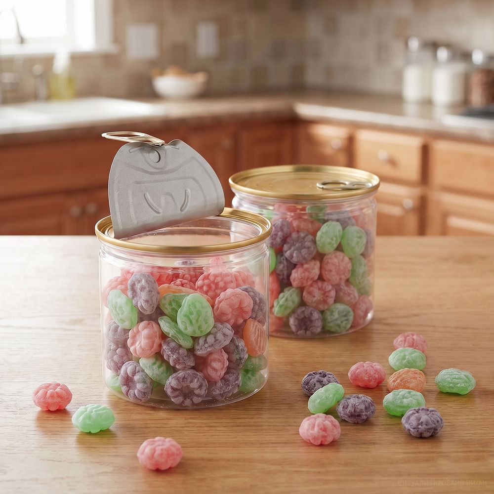 Карамель леденцовая Candy Crush, со вкусом фруктов, с прозрачной крышкой — фото 7