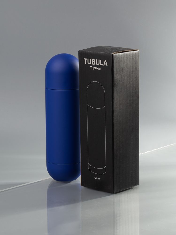 Термос Tubula Soft Touch, синий — фото 8