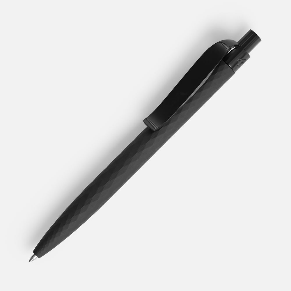 Ручка шариковая Prodir QS01 PRP-P Soft Touch, черная — фото 7