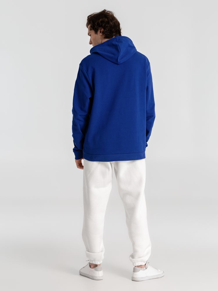 Толстовка с капюшоном унисекс Hoodie, ярко-синяя — фото 11