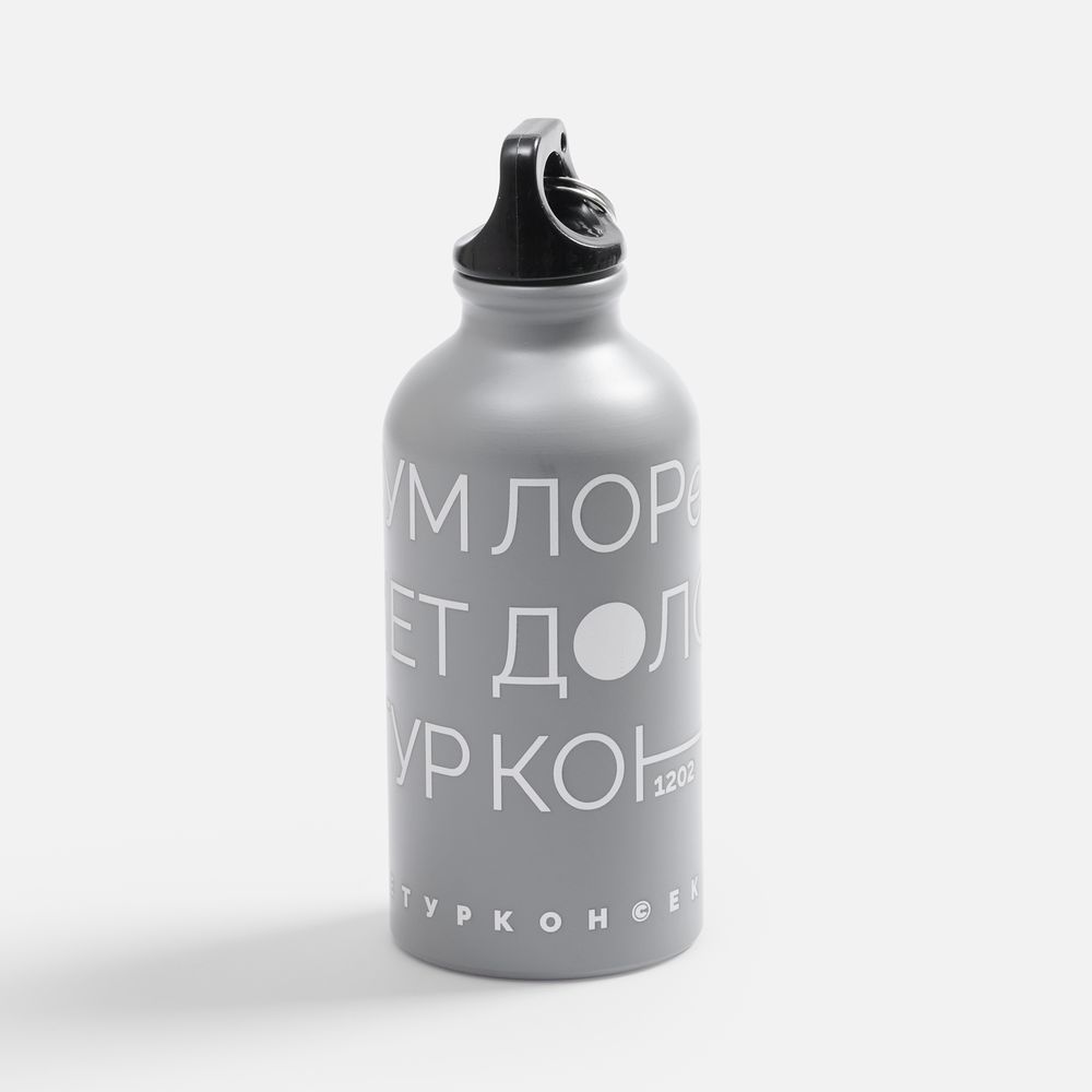 Бутылка для воды Funrun 400, серая — фото 11