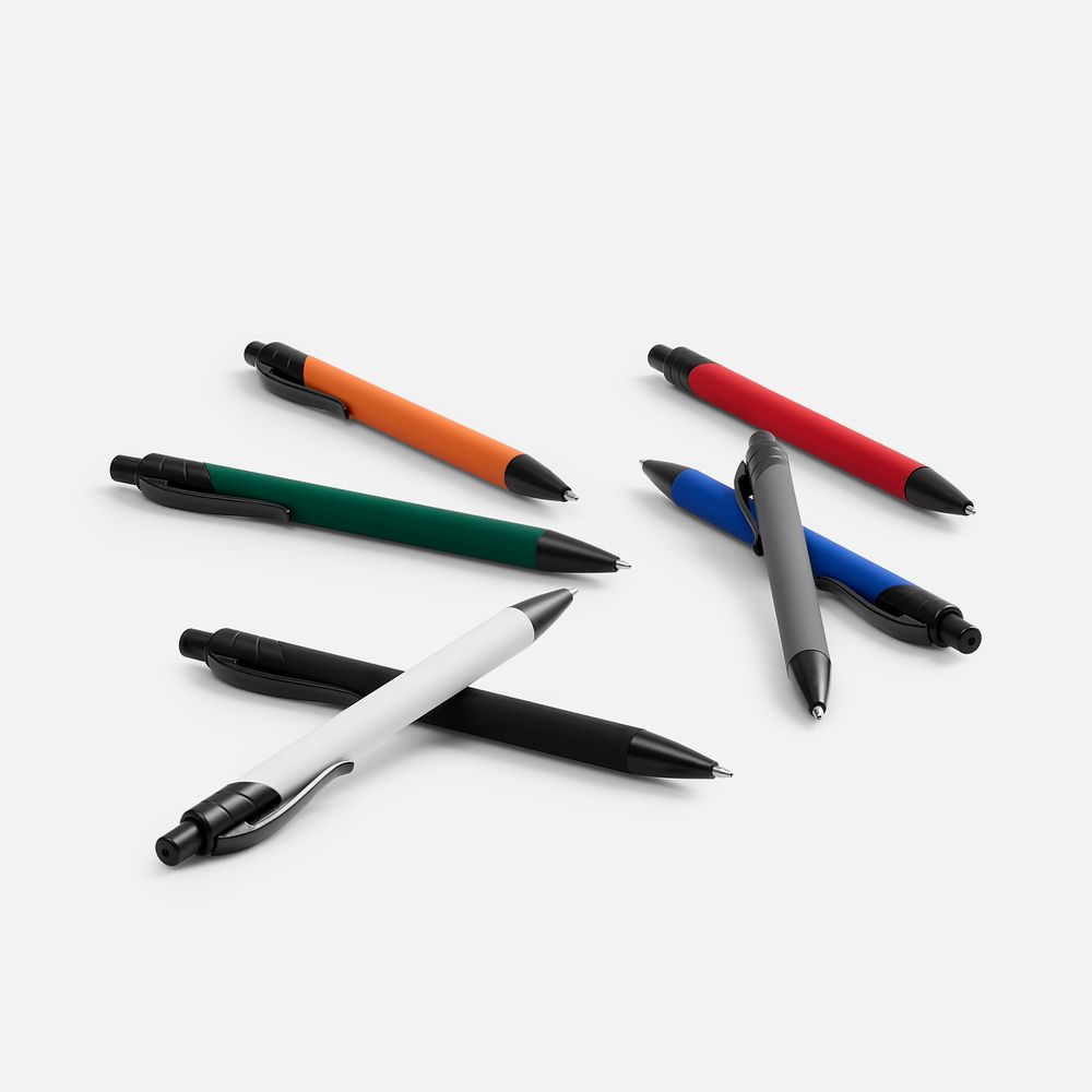 Ручка шариковая Undertone Black Soft Touch, зеленая — фото 4
