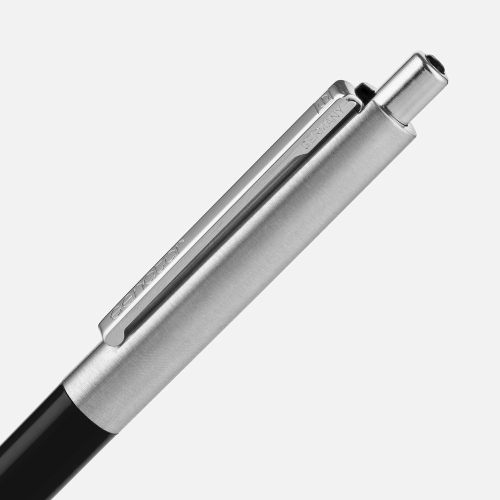 Ручка шариковая Senator Point Metal, ver.2, черная — фото 2