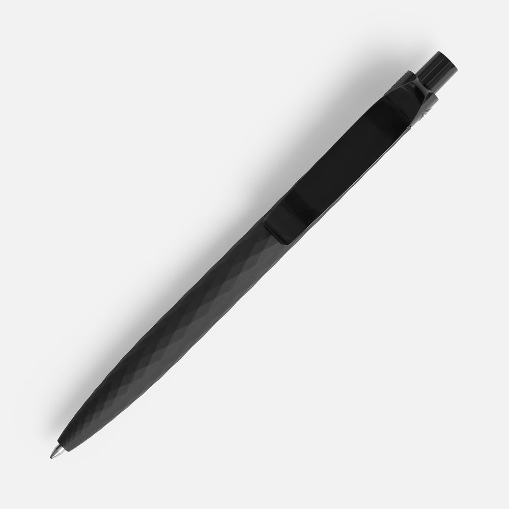 Ручка шариковая Prodir QS01 PRP-P Soft Touch, черная — фото 1