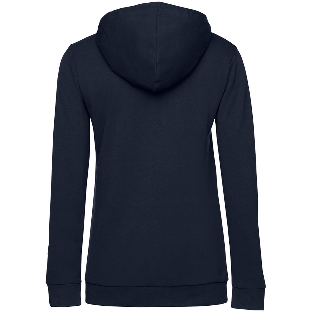 Толстовка с капюшоном женская Hoodie, темно-синяя — фото 2