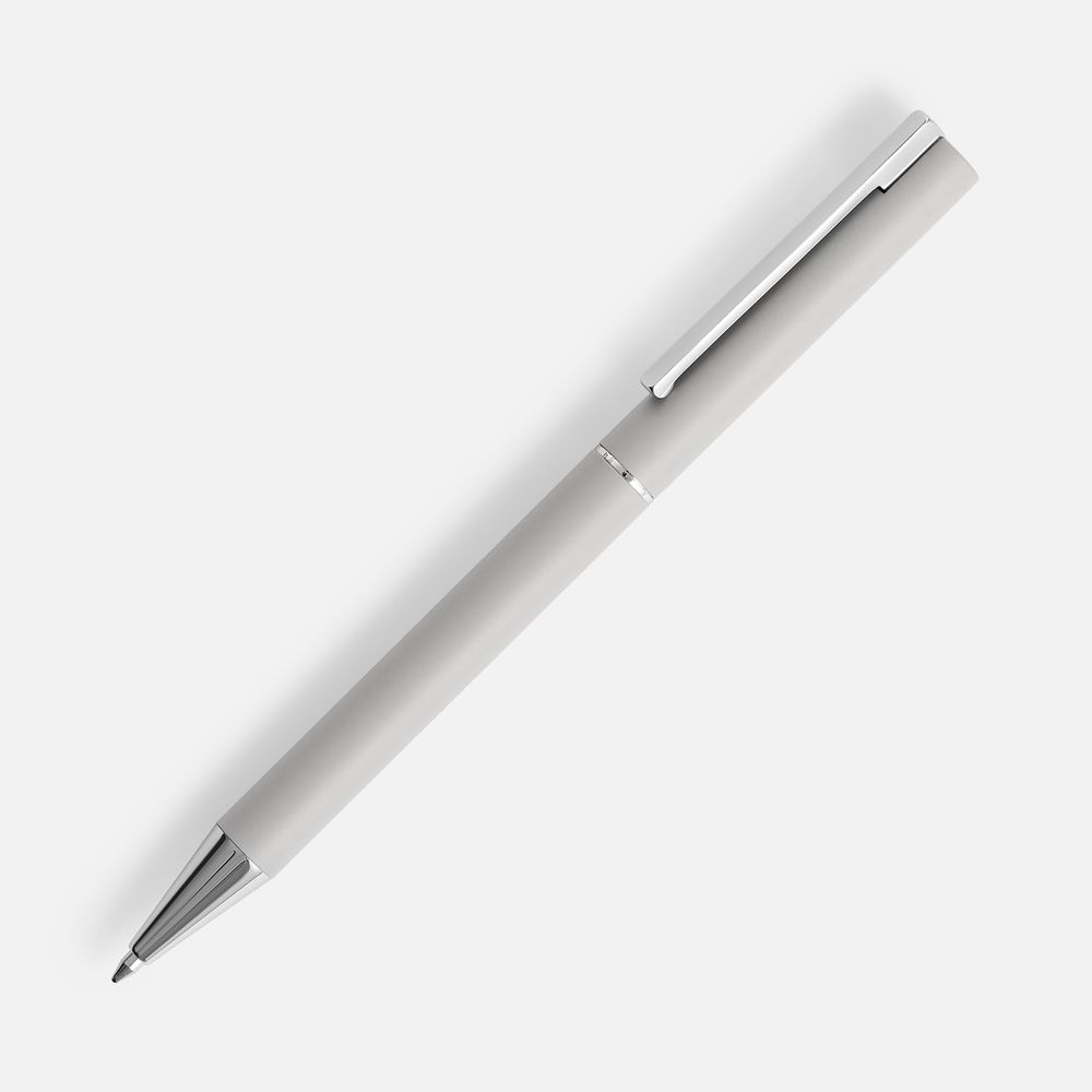 Ручка шариковая Blade Soft Touch, серая — фото 1