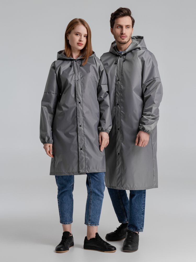 Дождевик со светоотражающими элементами Rainman Blink, серый — фото 4
