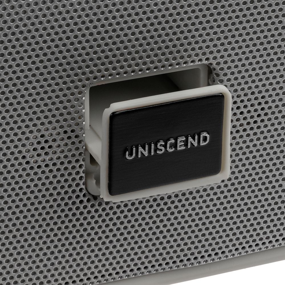 Беспроводная стереоколонка Uniscend Roombox, светло-серая — фото 9
