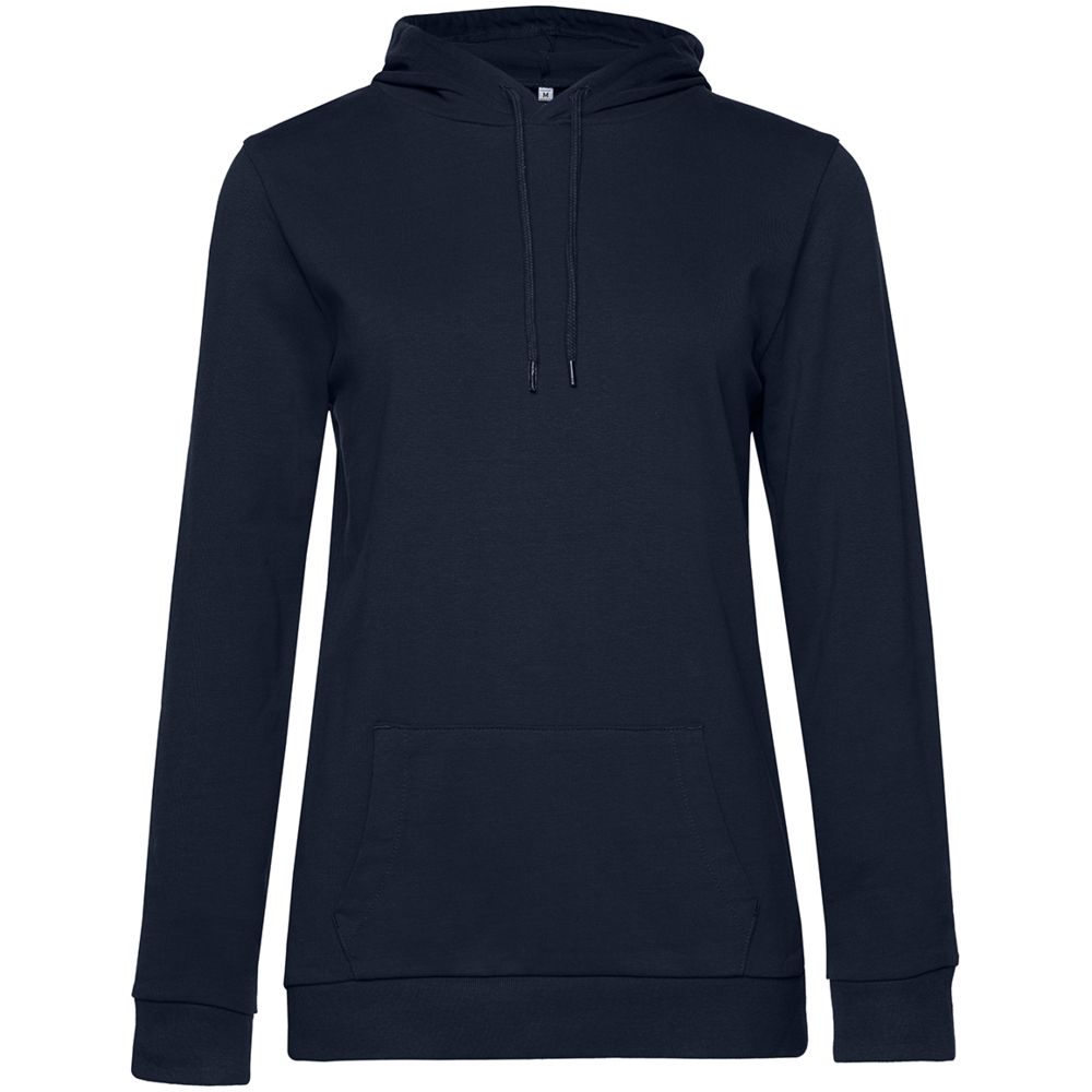 Толстовка с капюшоном женская Hoodie, темно-синяя — фото 6