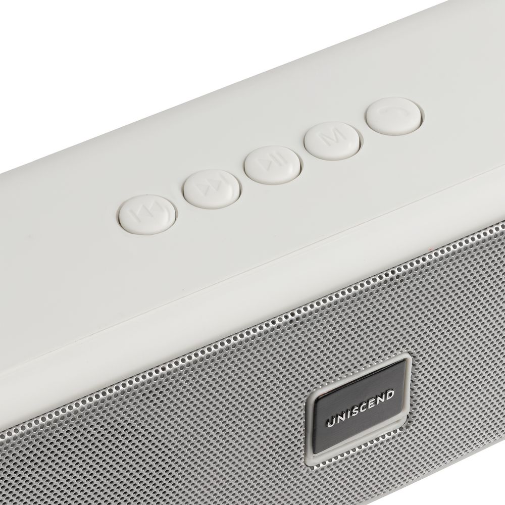 Беспроводная стереоколонка Uniscend Roombox, светло-серая — фото 10