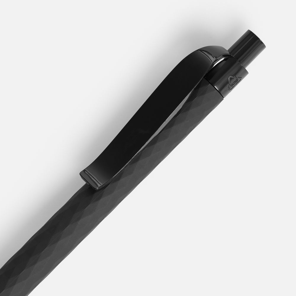 Ручка шариковая Prodir QS01 PRP-P Soft Touch, черная — фото 3