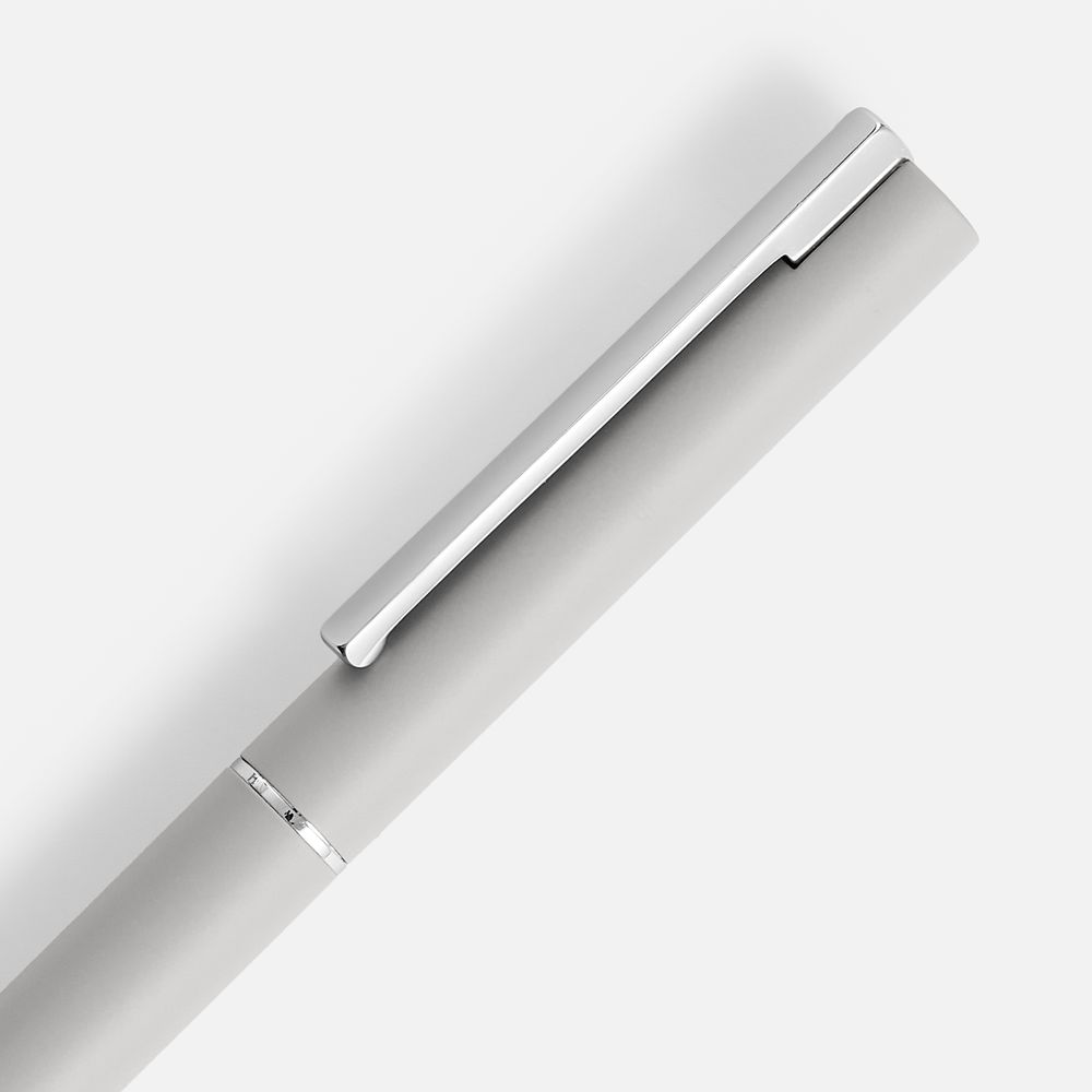 Ручка шариковая Blade Soft Touch, серая — фото 2