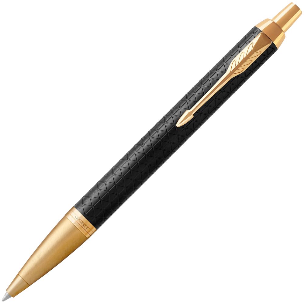 Ручка шариковая Parker IM Premium Black/Gold GT — фото 4