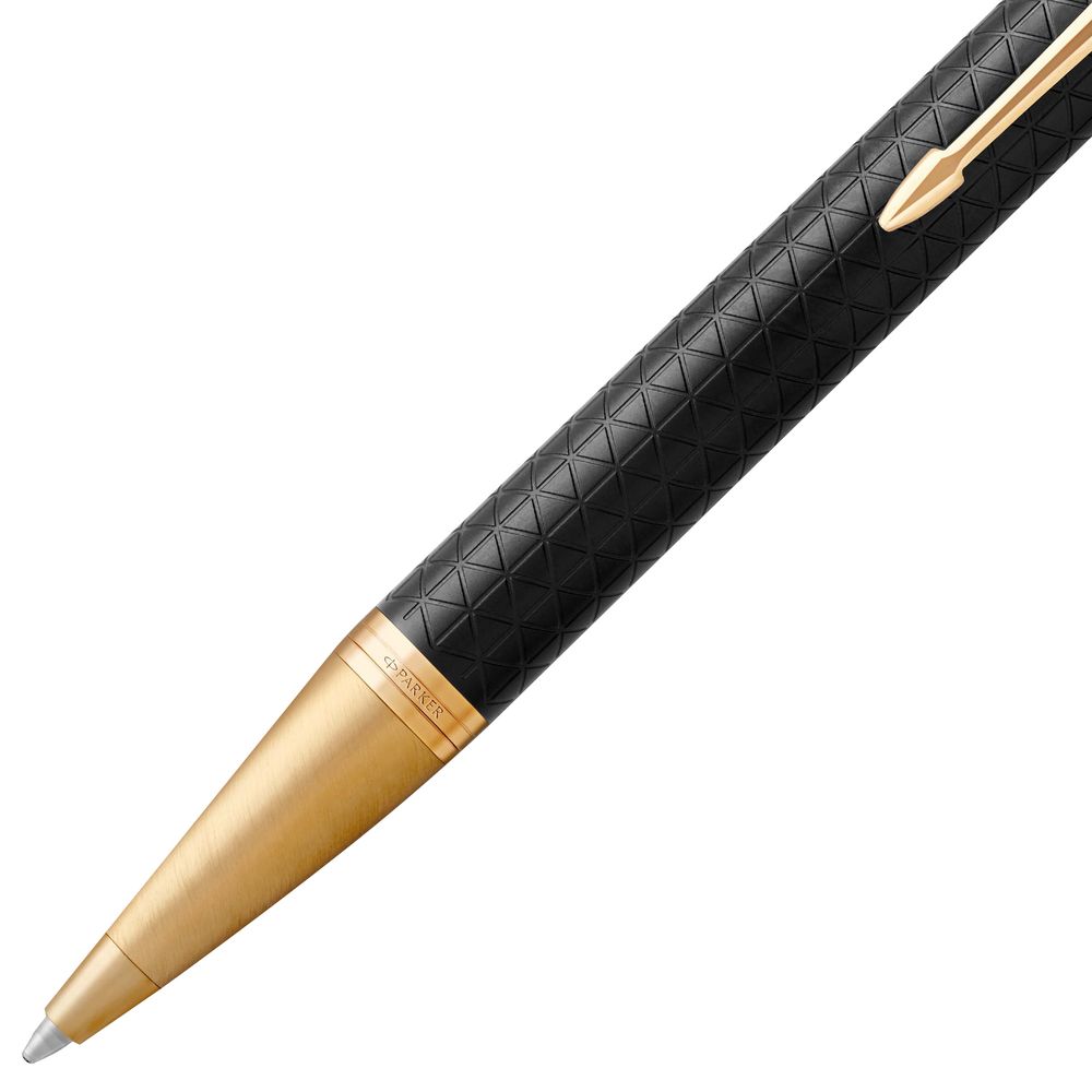 Ручка шариковая Parker IM Premium Black/Gold GT — фото 1