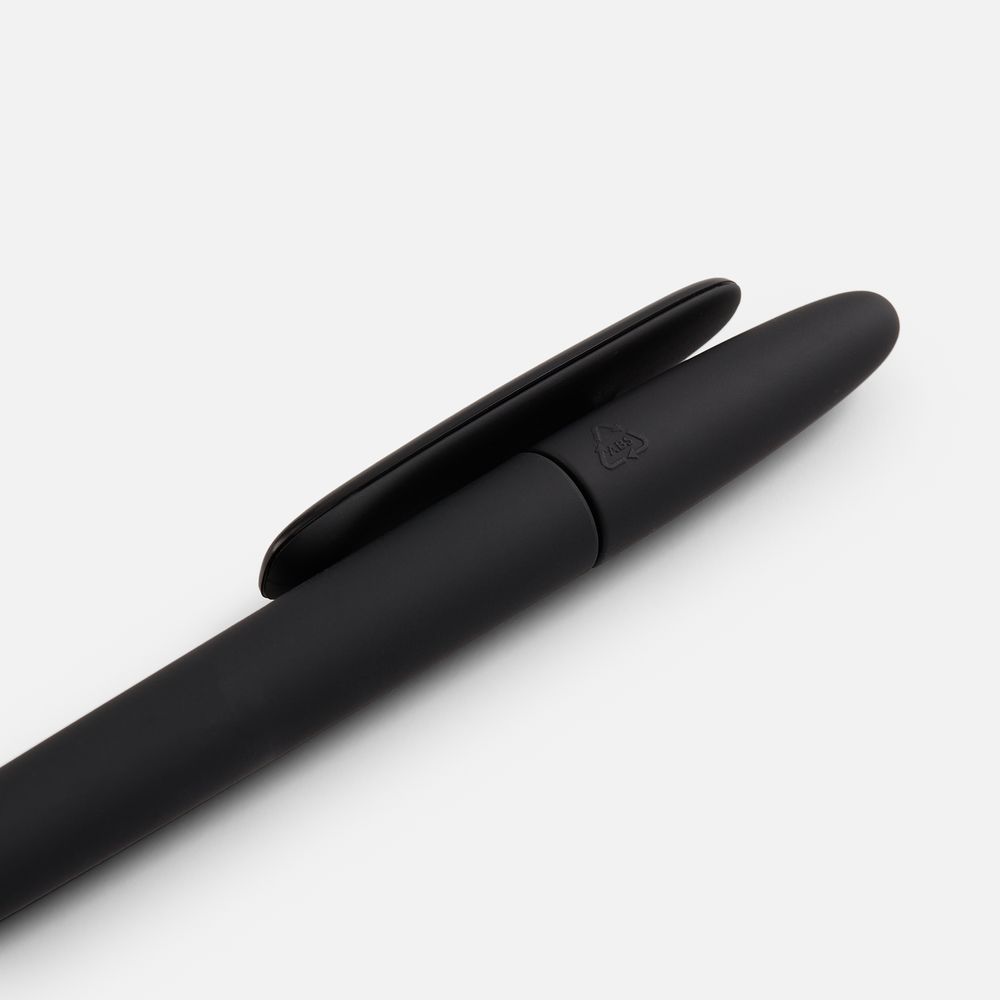 Ручка шариковая Prodir DS5 TRR-P Soft Touch, черная — фото 3