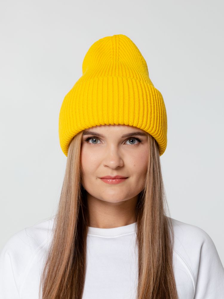 Шапка Flette, желтая — фото 5