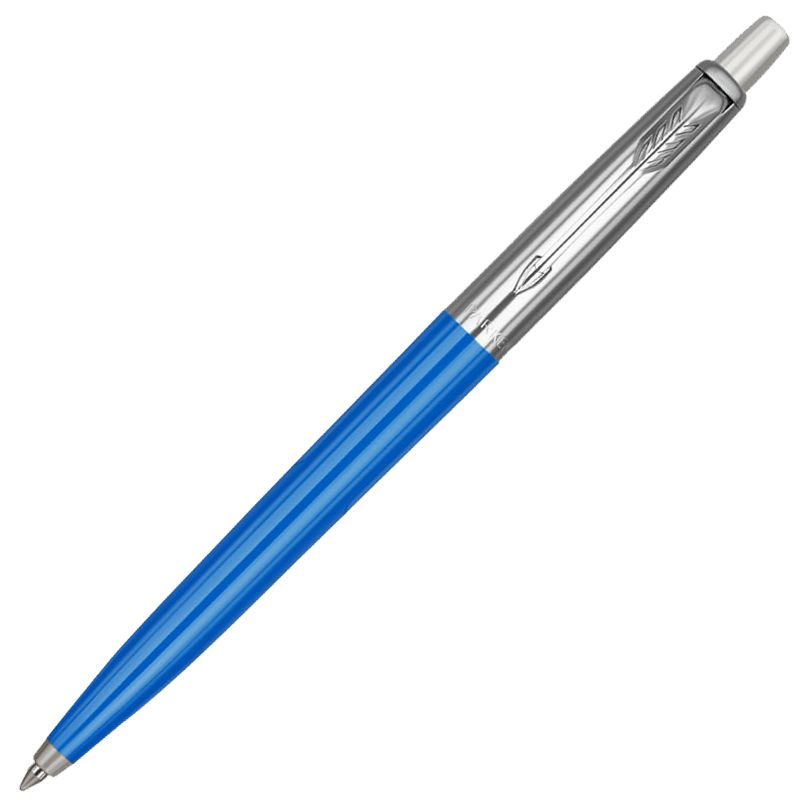 Ручка шариковая Parker Jotter Originals Blue Chrome CT, синяя — фото 3